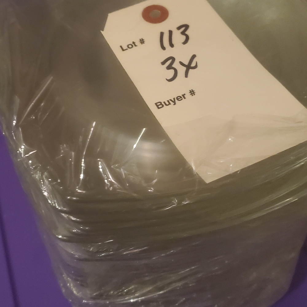 Clear glass plates